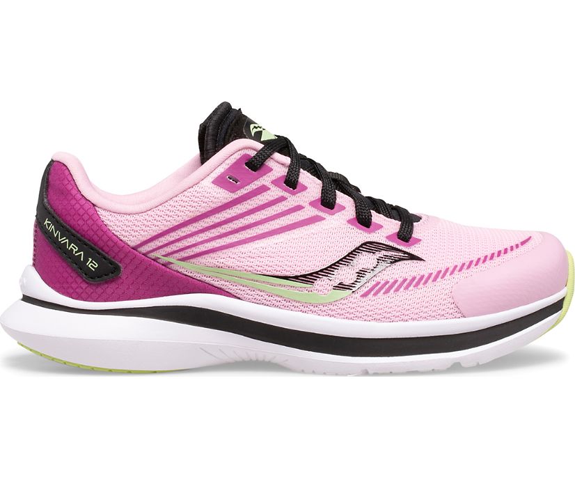 Saucony Kinvara 12 Kids' Sneakers Pink / Purple | Canada 884MQZA